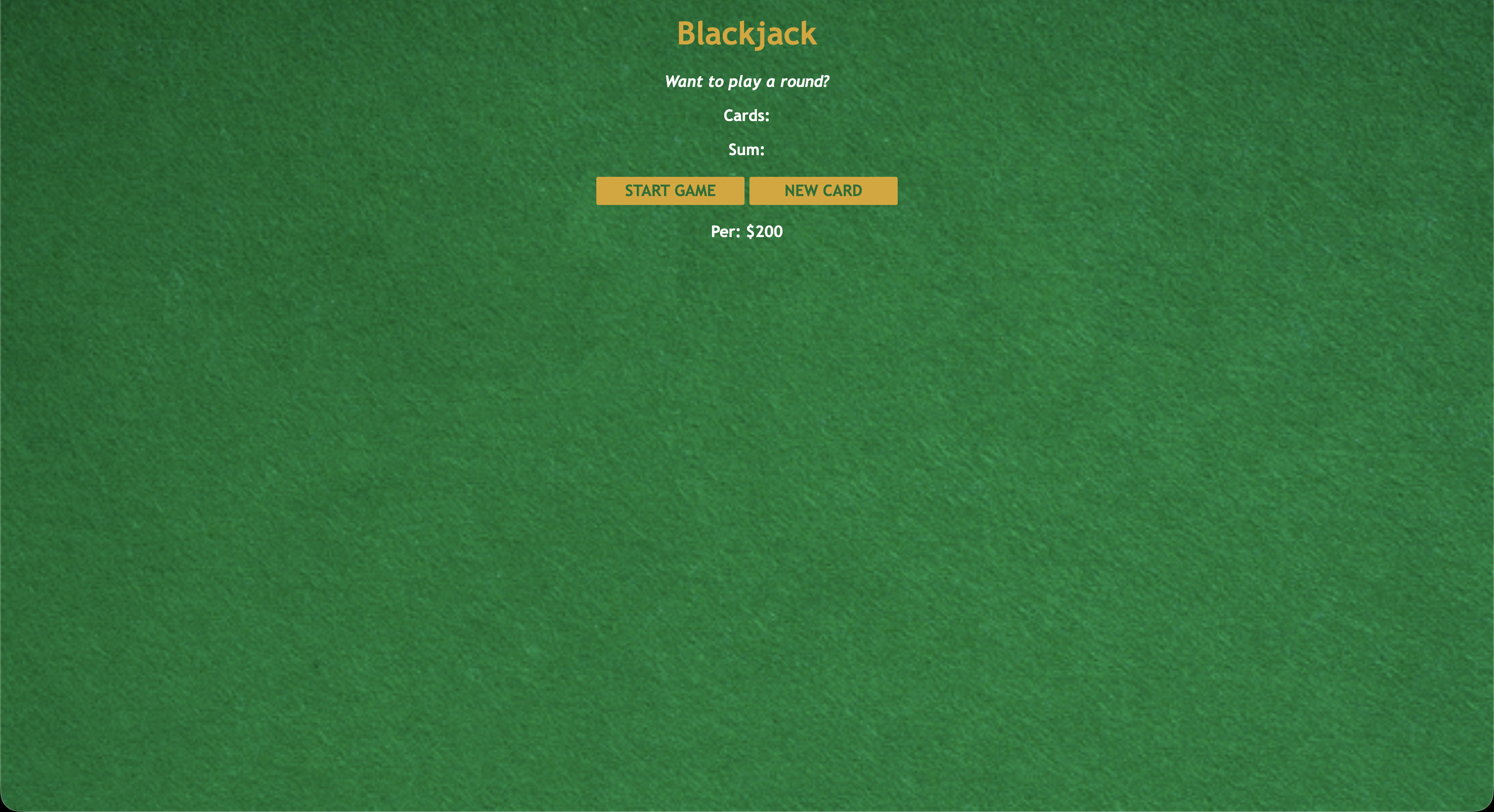 a blackjackgame miniapp
