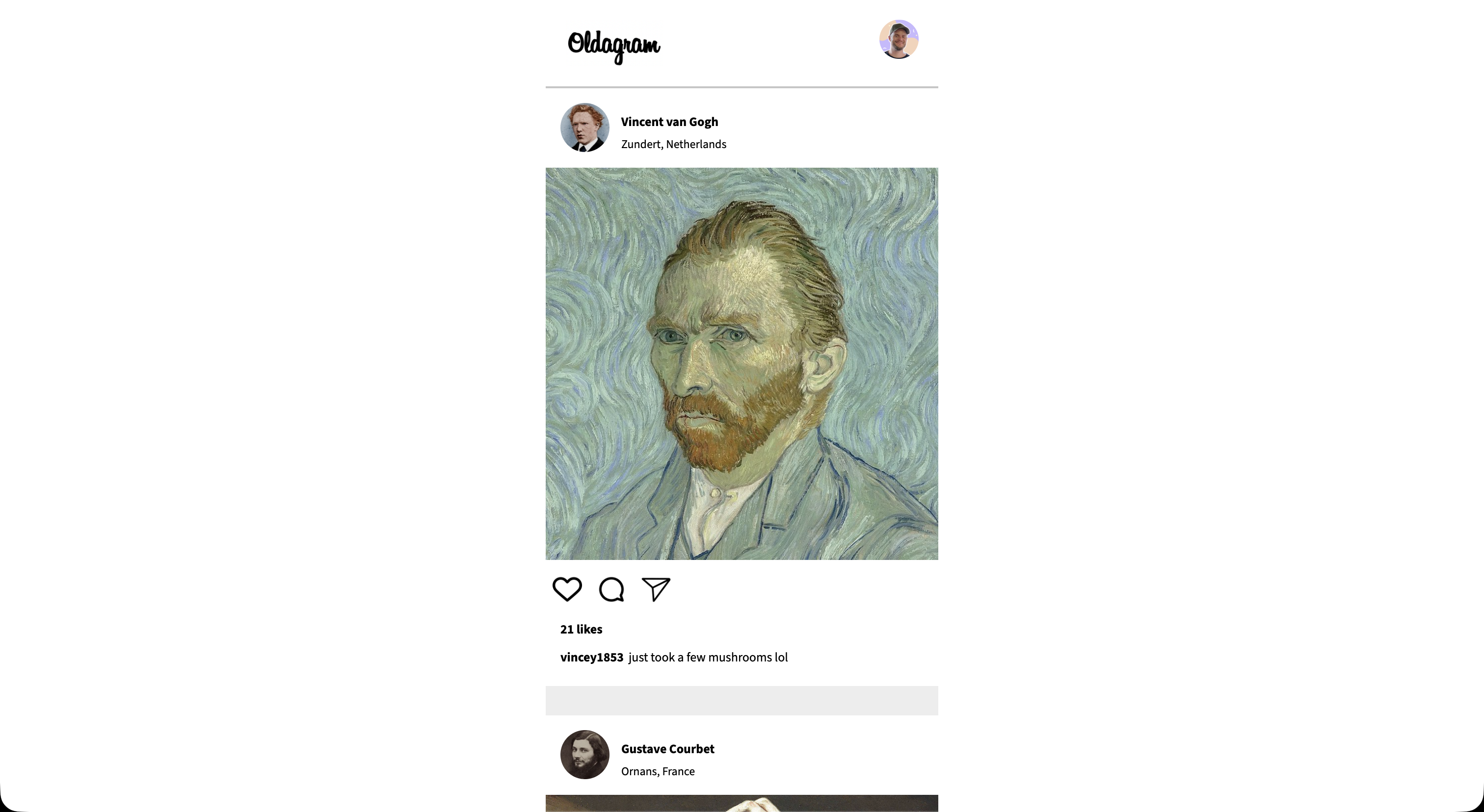 an old version website for instagram called oldagram
